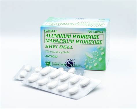 Buy Shelogel aluminum hydroxide / magnesium hydroxide 200mg .